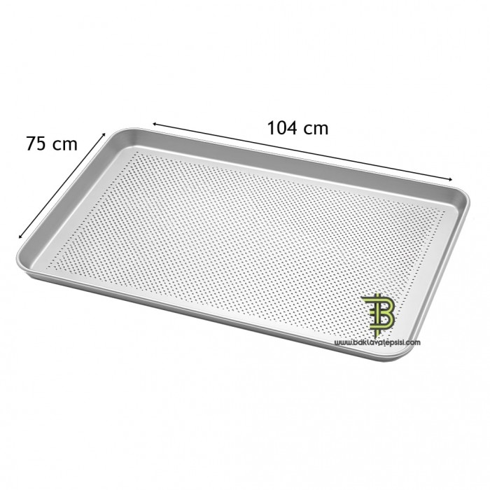 75x104 cm Delikli Poğaça Tepsisi ile Endüstriyel Ölçekte Pişirim 75x104 cm Delikli Poğaça Tepsisi ile Endüstriyel Ölçekte Pişirim