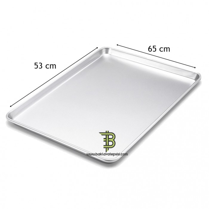 53x65 cm Düz Poğaça Tepsisi ile Geniş Yüzey Avantajı