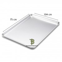 Poğaça Tepsisi Düz 75x104 cm Poğaça Tepsisi Düz 75x104 cm