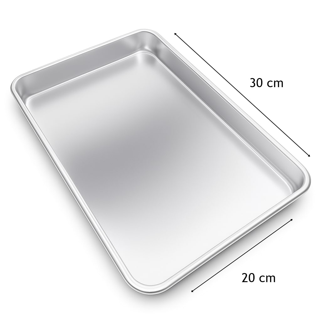 20x30 cm Geniş Kenar Kullan At Tepsi – servis planı ürün görseli